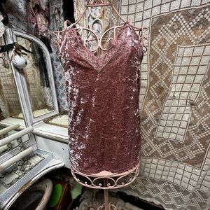 Pink Velvet tank top